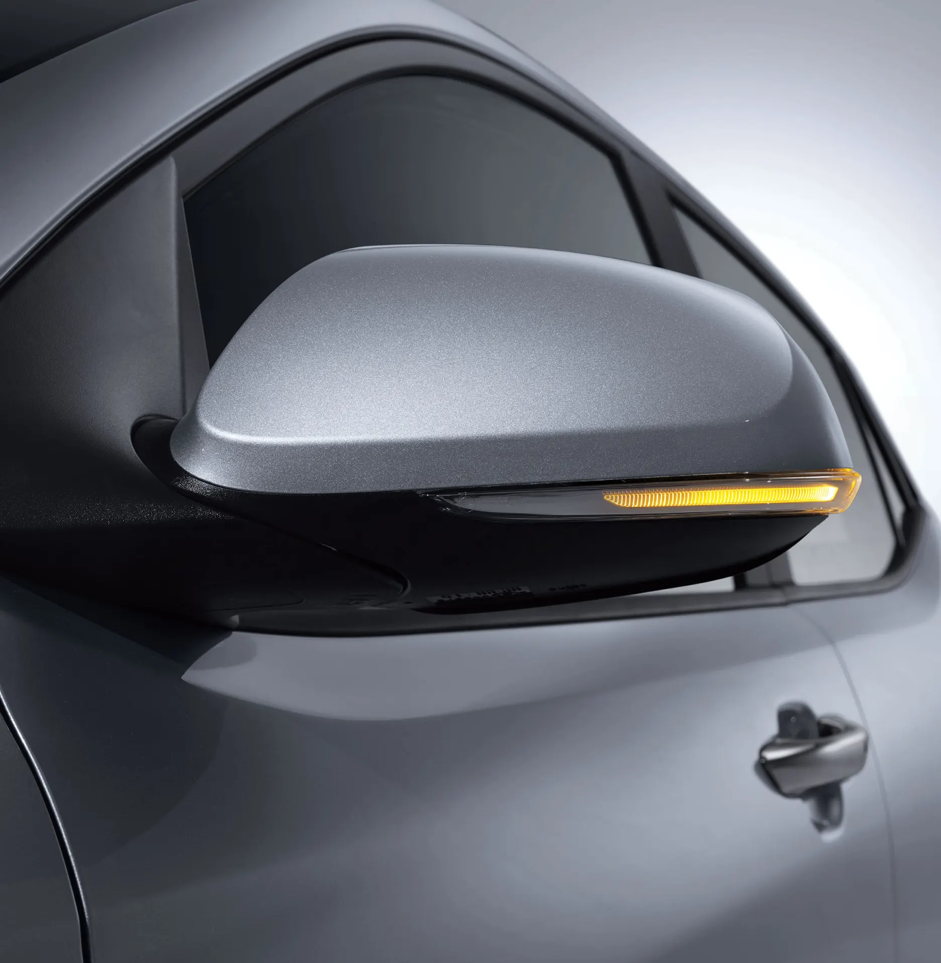 مرايا كهربائية قابلة للطي + مؤشرات LED